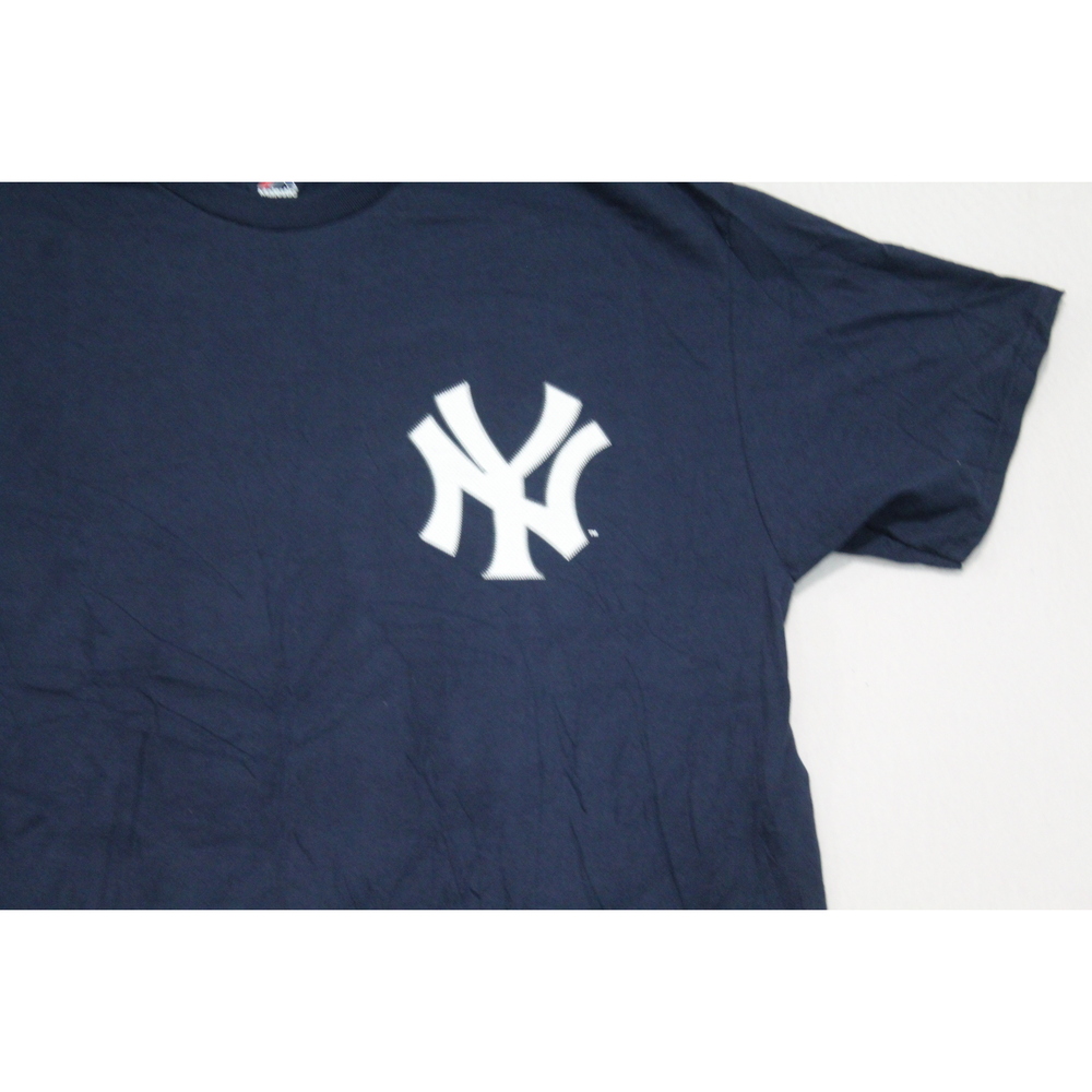 New York Yankees Men Blue Tee Shirt Tanaka 19 Majestic Size XL - Picture 3 of 10